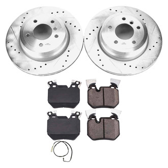 Callahan Brake Parts® - Drilled and Slotted Rear Brake Kit