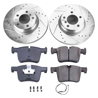 Callahan Brake Parts® - Drilled and Slotted Front Brake Kit