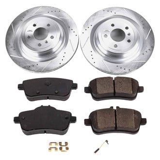 Callahan Brake Parts® - Drilled and Slotted Rear Brake Kit