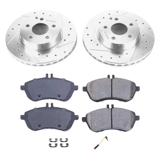 Callahan Brake Parts® - Drilled and Slotted Front Brake Kit