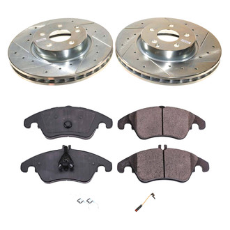 Callahan Brake Parts® - Drilled and Slotted Front Brake Kit