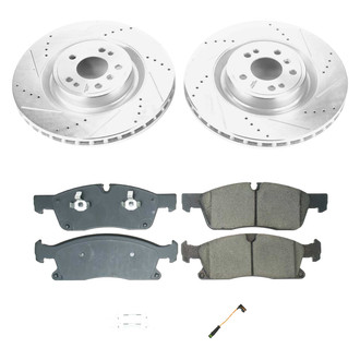 Callahan Brake Parts® - Drilled and Slotted Front Brake Kit