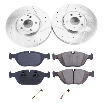 Callahan Brake Parts® - Drilled and Slotted Front Brake Kit