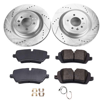Callahan Brake Parts® - Drilled and Slotted Rear Brake Kit