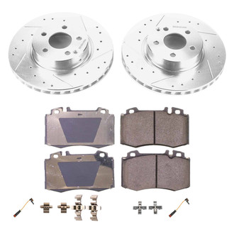 Callahan Brake Parts® - Drilled and Slotted Front Brake Kit