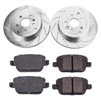 Callahan Brake Parts® - Drilled and Slotted Rear Brake Kit