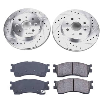 Callahan Brake Parts® - Drilled and Slotted Front Brake Kit