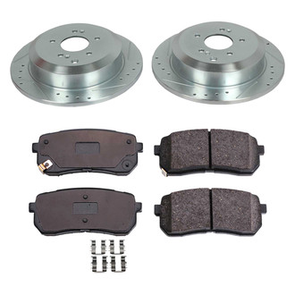 Callahan Brake Parts® - Drilled and Slotted Rear Brake Kit