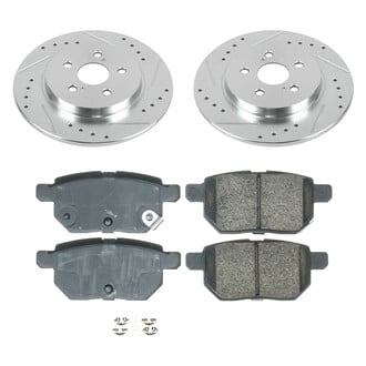Callahan Brake Parts® - Drilled and Slotted Rear Brake Kit
