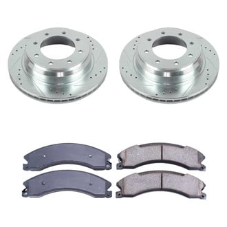 Callahan Brake Parts® - Drilled and Slotted Rear Brake Kit