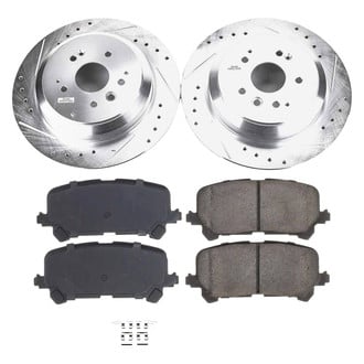 Callahan Brake Parts® - Drilled and Slotted Rear Brake Kit