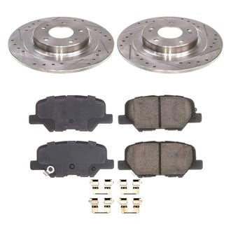 Callahan Brake Parts® - Drilled and Slotted Rear Brake Kit