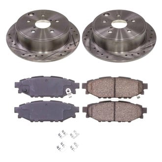 Callahan Brake Parts® - Drilled and Slotted Rear Brake Kit