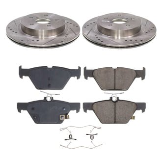 Callahan Brake Parts® - Drilled and Slotted Rear Brake Kit