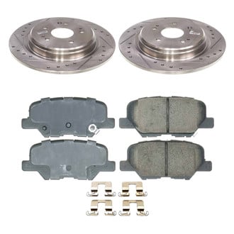Callahan Brake Parts® - Drilled and Slotted Rear Brake Kit