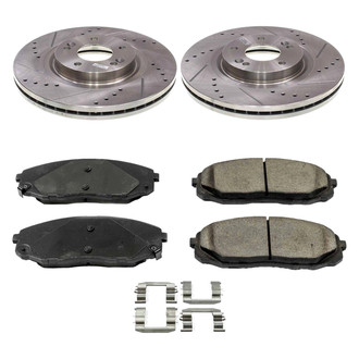 Callahan Brake Parts® - Drilled & Slotted Brake Kit