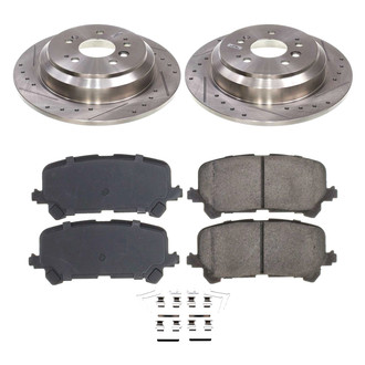 Callahan Brake Parts® - Drilled and Slotted Rear Brake Kit