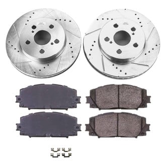 Callahan Brake Parts® - Drilled and Slotted Front Brake Kit