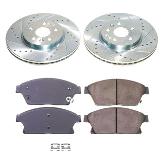 Callahan Brake Parts® - Drilled and Slotted Brake Kit