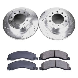Callahan Brake Parts® - Drilled and Slotted Front Brake Kit