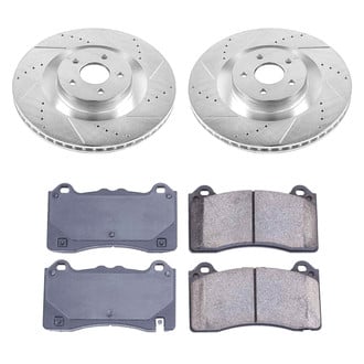 Callahan Brake Parts® - Drilled and Slotted Front Brake Kit