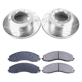 Callahan Brake Parts® - Drilled and Slotted Rear Brake Kit
