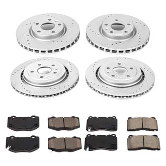 Callahan Brake Parts® - Drilled and Slotted Front and Rear Brake Kit