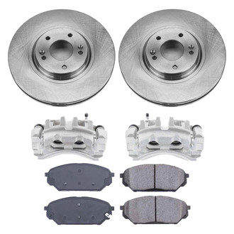 Callahan Brake Parts® - Plain Brake Kit with Calipers