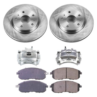 Callahan Brake Parts® - Plain Brake Kit with Calipers