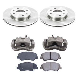 Callahan Brake Parts® - Plain Brake Kit with Calipers