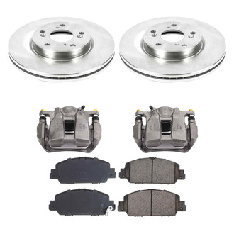 Callahan Brake Parts® - Plain Brake Kit with Calipers