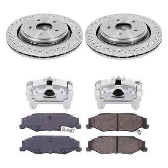 Callahan Brake Parts® - Plain Brake Kit with Calipers