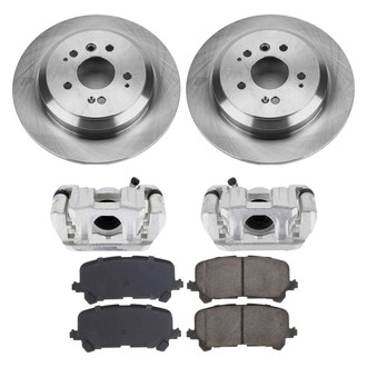 Callahan Brake Parts® K040679 - Plain Rear Brake Kit with Calipers