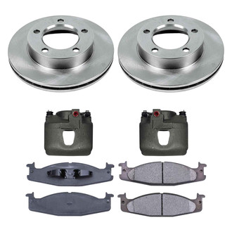 Callahan Brake Parts® - Plain Brake Kit with Calipers