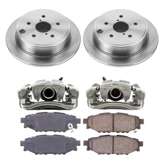 Callahan Brake Parts® - Plain Brake Kit with Calipers