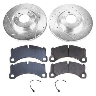 Callahan Brake Parts® - Drilled and Slotted Front Brake Kit