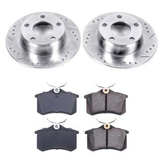 Callahan Brake Parts® - Drilled and Slotted Rear Brake Kit