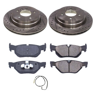 Callahan Brake Parts® - Drilled and Slotted Rear Brake Kit