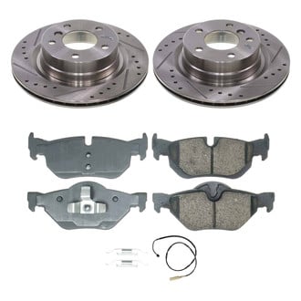 Callahan Brake Parts® - Drilled and Slotted Rear Brake Kit