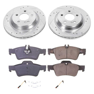 Callahan Brake Parts® - Drilled and Slotted Rear Brake Kit