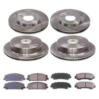 Callahan Brake Parts® - Drilled & Slotted Brake Kit