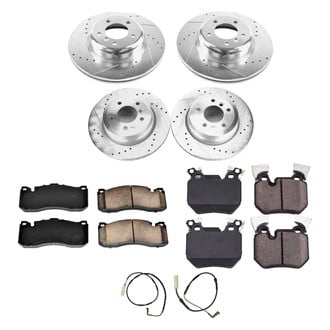 Callahan Brake Parts® - Drilled and Slotted Front and Rear Brake Kit