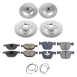 Callahan Brake Parts® - Drilled and Slotted Front and Rear Brake Kit