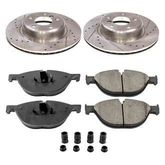 Callahan Brake Parts® - Drilled and Slotted Front Brake Kit