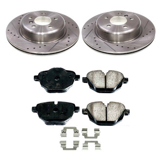 Callahan Brake Parts® - Drilled and Slotted Rear Brake Kit