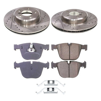 Callahan Brake Parts® - Drilled and Slotted Rear Brake Kit