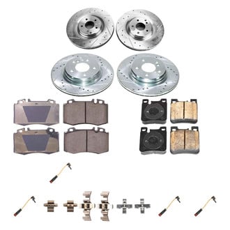 Callahan Brake Parts® - Drilled and Slotted Front and Rear Brake Kit