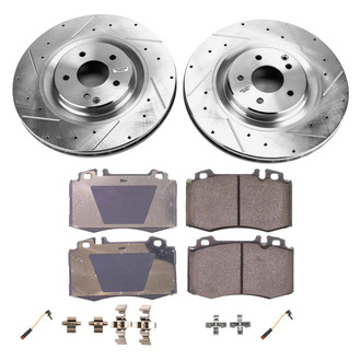 Callahan Brake Parts® - Drilled and Slotted Front Brake Kit