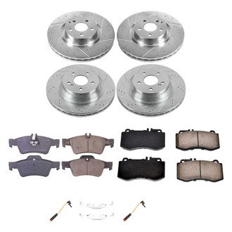Callahan Brake Parts® - Drilled and Slotted Front and Rear Brake Kit