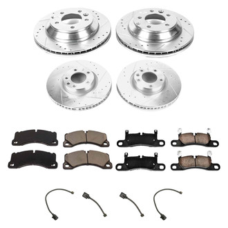 Callahan Brake Parts® - Drilled and Slotted Brake Kit